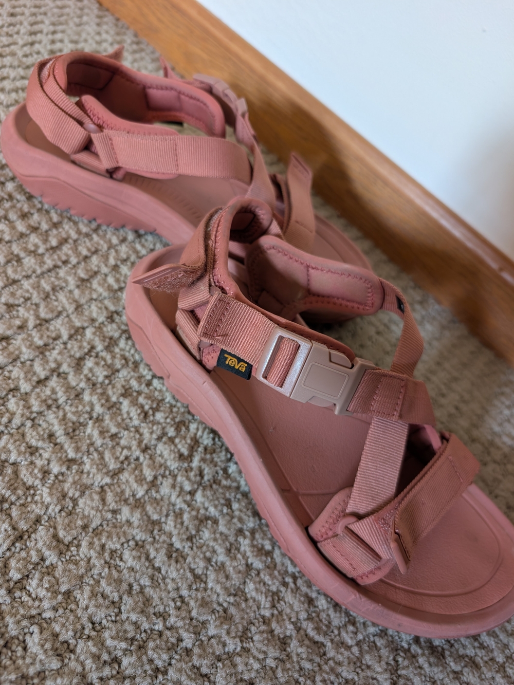 Teva Dusty Rose Strappy Outdoor Sandals - Picture 3 of 6